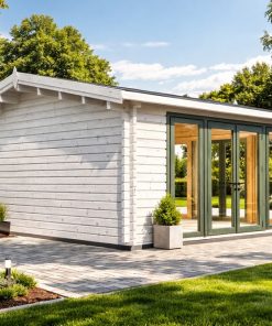 Chalet en bois LINDEN (44 mm), 5,5 × 5,5 m, 30 m²