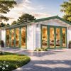 Chalet en bois LINDEN (44 mm), 5,5 × 5,5 m, 30 m²
