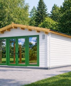 Chalet en bois LINDEN (44 mm), 5,5 × 5,5 m, 30 m²