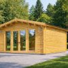 Chalet en bois LINDEN (44 mm), 5,5 × 5,5 m, 30 m²