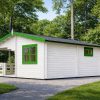 Abri de jardin 6x6 avec terrasse TOR 36 m²