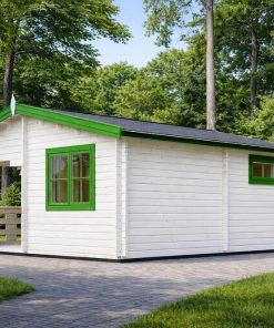 Abri de jardin 6x6 avec terrasse TOR 36 m²