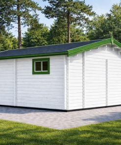 Abri de jardin 6x6 avec terrasse TOR 36 m²