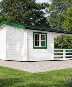 Abri de jardin 6x6 avec terrasse TOR 36 m²