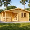 Abri de jardin 6x6 avec terrasse TOR 36 m²