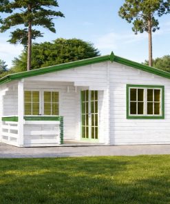 Abri de jardin 6x6 avec terrasse TOR 36 m²