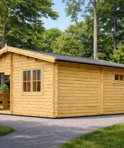 Abri de jardin 6x6 avec terrasse TOR 36 m²