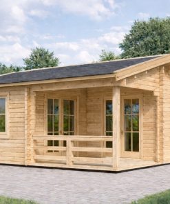 Abri de jardin 6x6 avec terrasse TOR 36 m²