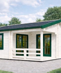 Abri de jardin 6x6 avec terrasse TOR 36 m²