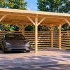 Abri Voiture Double Mars 30 m²