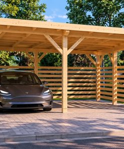 Abri Voiture Double Mars 30 m²