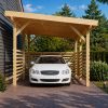 Abri Voiture Bois Fugi 18 m²