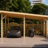 Abri Voiture Double Mars 30 m²