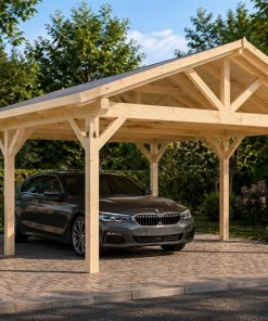 Carport en bois Pablo (5.3 × 5.4 m)